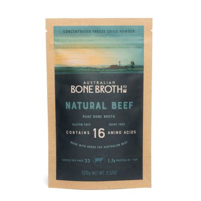 ABBCo Natural Beef Bone Broth Powder - Gluten Free, Soy Free, Dairy Free Concentrated Beef Broth with 16 Key Amino Acids - Ideal Base Beef Protein For Customized Flavors, Instant Beverage ABBCo Natural Beef Bone Broth Powder - Gluten Free, Soy Free, Dairy Free Concentrated Beef Broth with 16 Key Amino Acids - Ideal Base Beef Protein For Customized Flavors, Instant Beverage