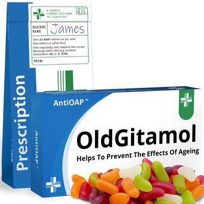 Father's Day Funny Gifts Dad Old Age Funny Presents Gift Fathers Day Ideas Birthday Gifts For Him 40th 50th 60th Birthday For Men Jelly Bean Sweets Gift Oldgitamol Joke Pill Box
