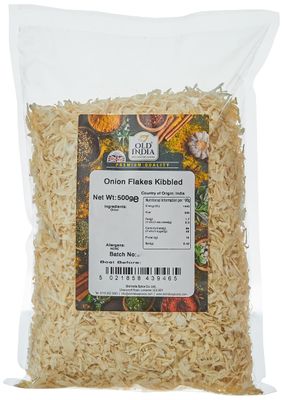 Old India Onion Flakes Kibbled 500g