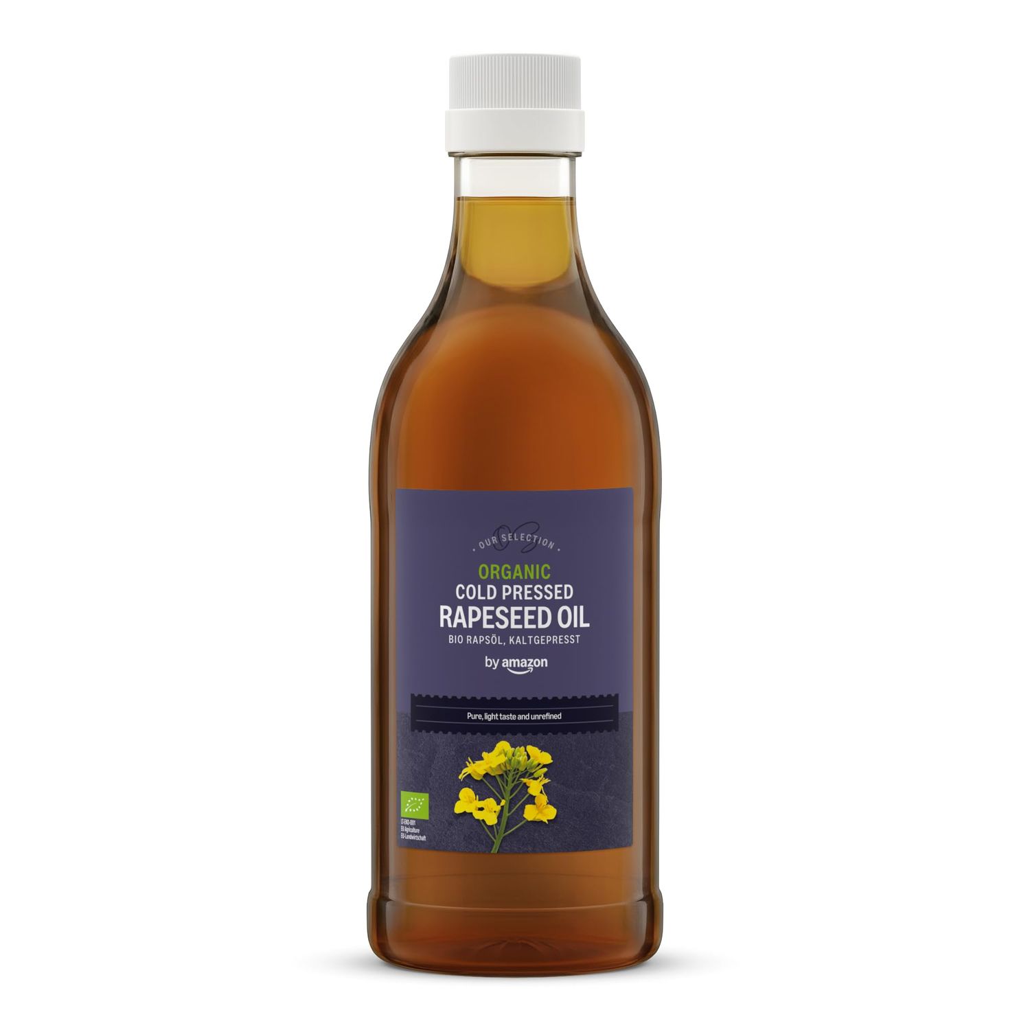 by Amazon Our Selection Organic Cold Pressed Rapeseed Oil, 1L