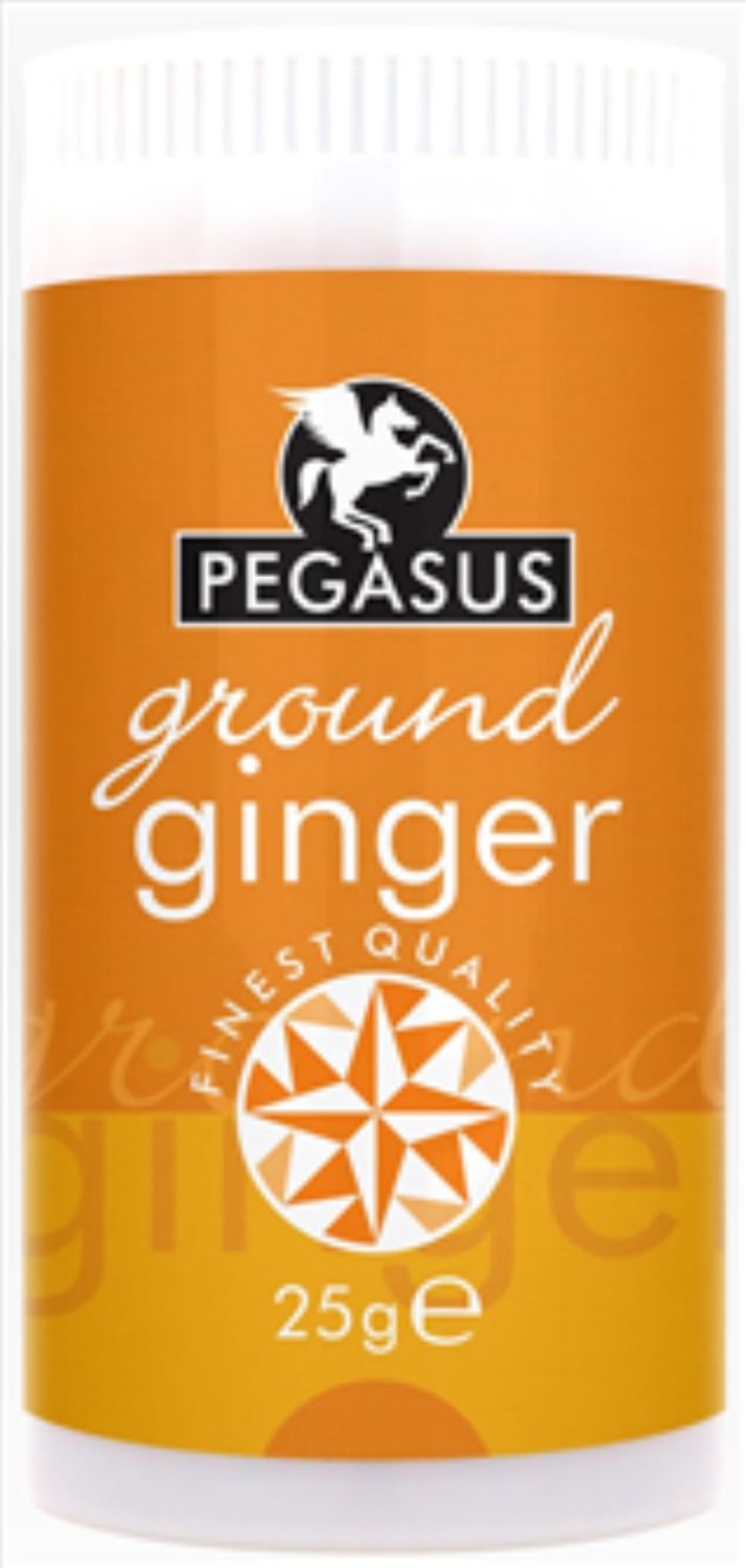 Pegasus Ground Ginger 25g - Aromatic Spice for Cooking and Baking
