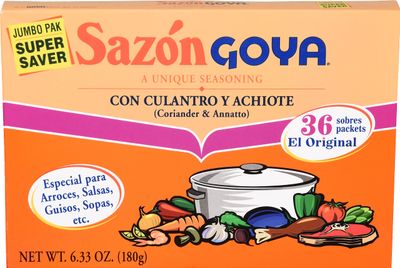 Goya Foods Sazon Coriander &amp; Annatto, 6.33 Ounce