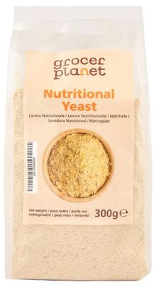 Grocer Planet - Nutritional Yeast Flakes (300g) - Natural GMO Free Vegan Friendly