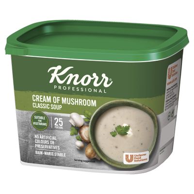 Knorr Classic Cream Of Mushroom Soup Mix, 25 Portions, 19738401,425 gr (Pack of 1)