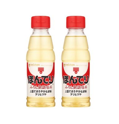 Honteri Mirin-Style Sweet Cooking Rice Seasoning 360ml (Pack of 2) Japanese Cooking Wine Alternative Perfect for Teriyaki Sauce, Sushi Rice, Stir-Fry, Marinades, and Glazes