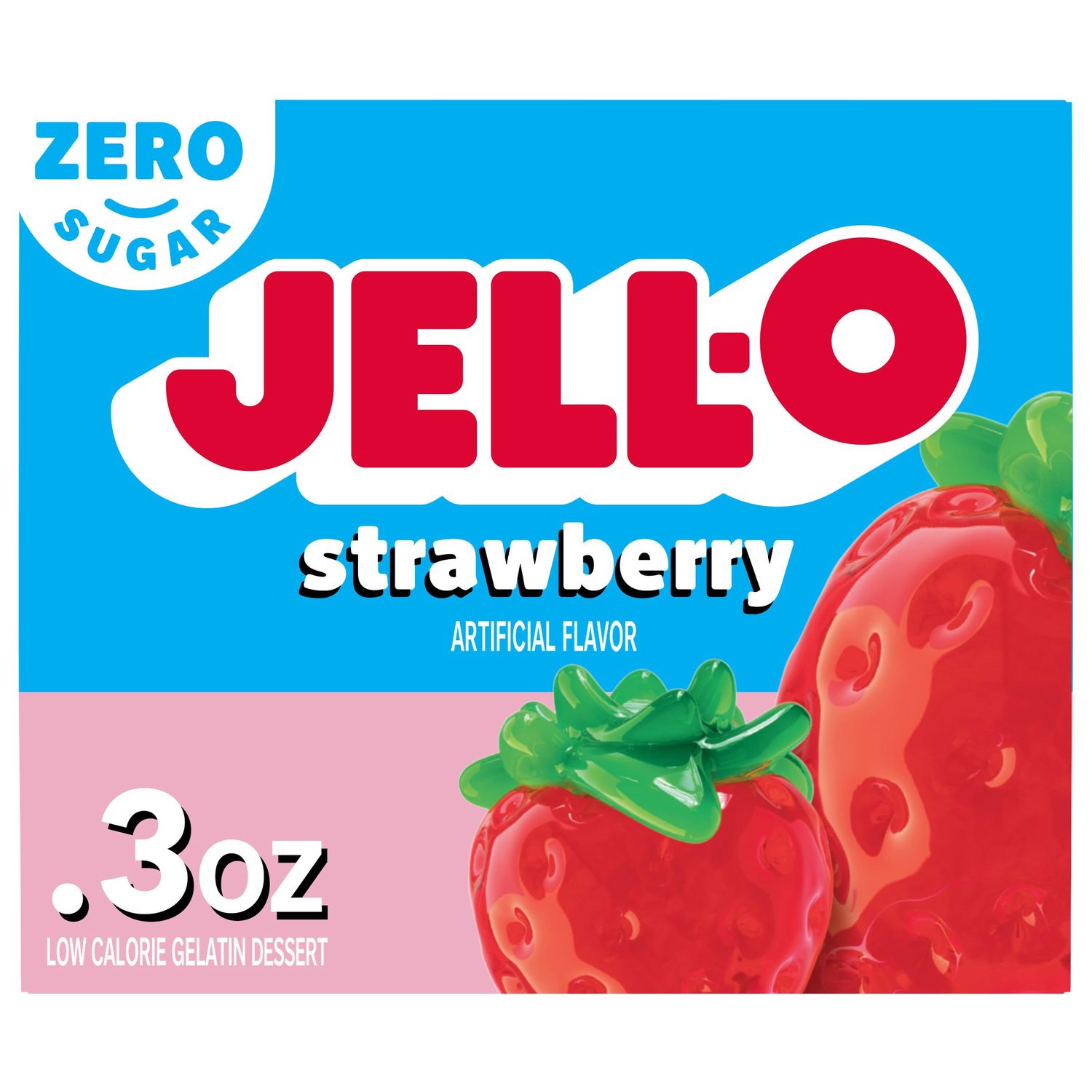 JELL-O JELLO Sugar Free Strawberry Jelly Mix, 8.5 g