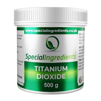 Special Ingredients Titanium Dioxide 500g Icing and Chocolate Whitener Premium Quality