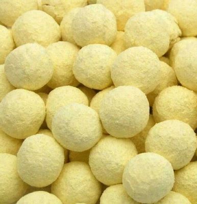 Traditional Dusted Lemon Flavoured Bon Bons With A Toffee Centre. 1KG Pouch - Old Fashioned Bonbons