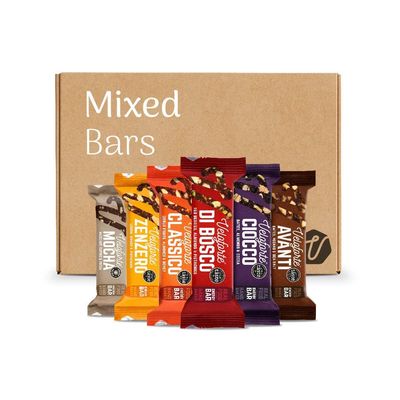 Veloforte Mixed Energy Bars For Running, Cycling, Triathlon Optimally balanced carbs and protein for sports. Gut-friendly, high-fibre, vegan and gluten-free Variety 7-pack