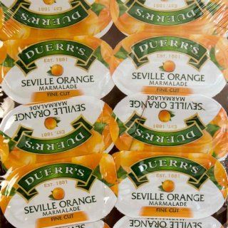 Duerr's Seville Orange Marmalade - 16 x 20g Single / Individual Portions - Stay Fresh &amp; Easy Open