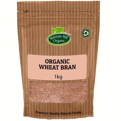 Organic Wheat Bran 1kg by Hatton Hill Organic