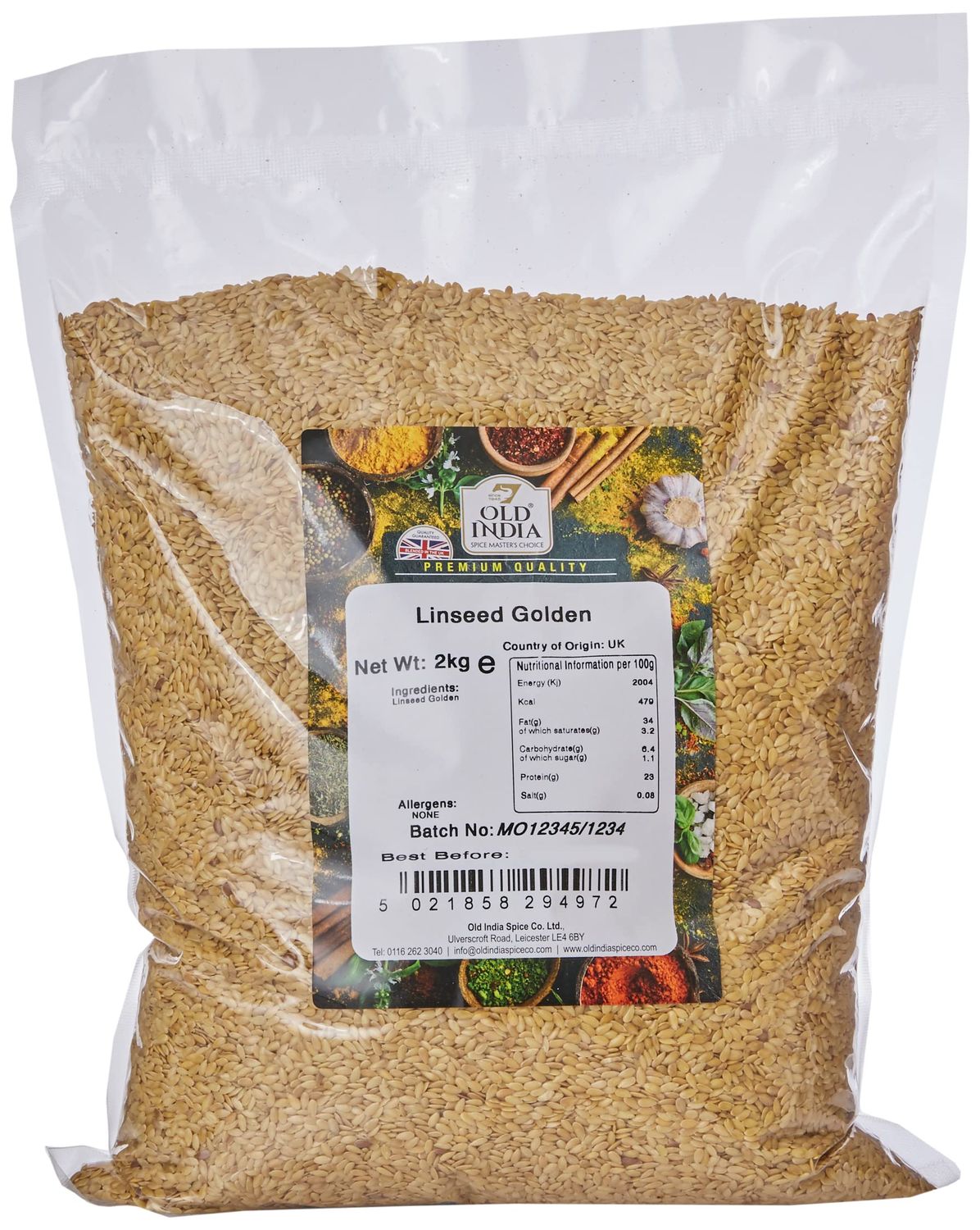 Old India Linseed Golden 2kg