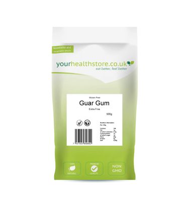 Guar Gum 100g by yourhealthstore, Gluten Free, Non GMO thickener (Resealbale and Recyclable pouch)