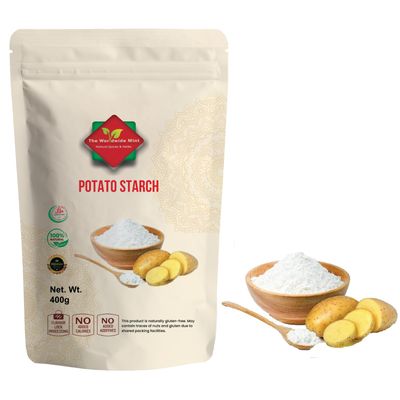 Potato Starch (400G/14.11 oz) Baked Goods, Muffins, Bread - Gravy and Sauce Thickener Gluten Gree Non GMO Vegan Premium Quality