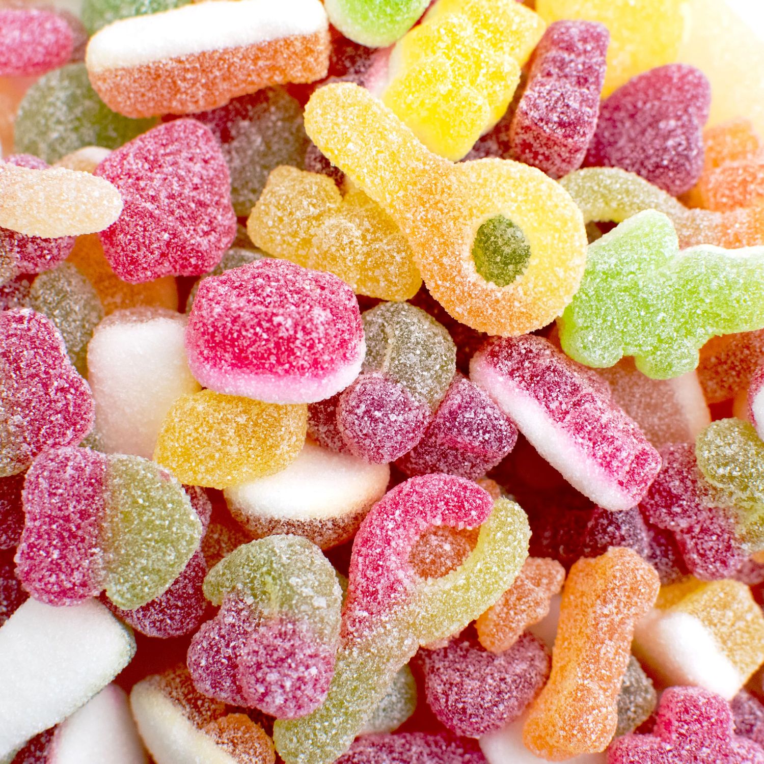 Pick and Mix Sweets - Fizzy Sour Sweet Mix - 500 Gram Bulk Bag - 500g - Assorted Sweets for Parties, Gifts, and Sharing.