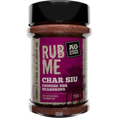 Angus & Oink Char Siu BBQ Rub Authentic Chinese Flavour for Grilling & Smoking Perfect on Pork Belly, Chicken Wings & Homemade Bacon Vegan Friendly 225g