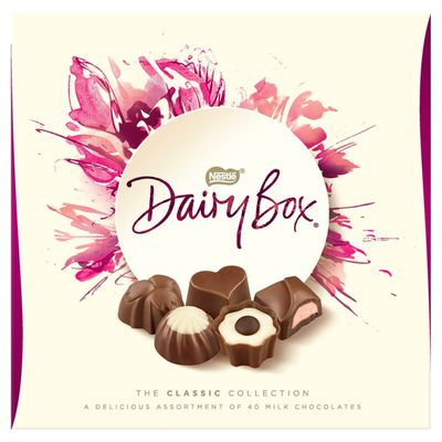 Dairy Box Milk Chocolate Box, Chocolate Gift, 326 g