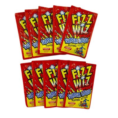 Fizzwiz Strawberry Fizz Wiz Popping Candy 10 sachets