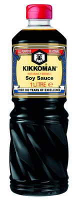 Kikkoman Soy Sauce, 1 Litre, Naturally Brewed