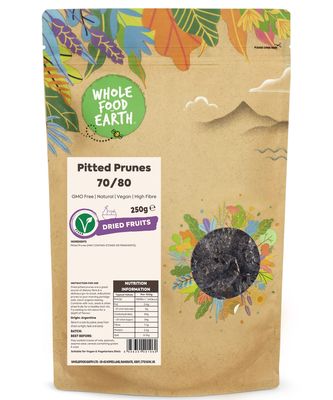 Whole Food Earth® - Pitted Prunes 70/80 250 g GMO Free Natural High Fibre