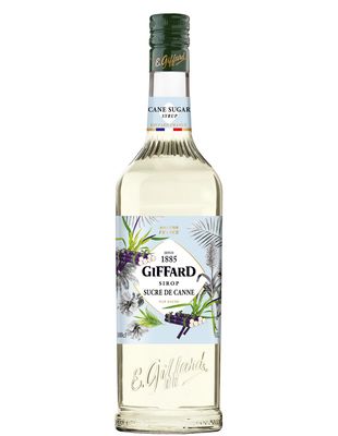 GIFFARD - White Cane Sugar Syrup - French Recipe - Naturally Sweetened - 1 Litre, 0.0% vol, 100cl
