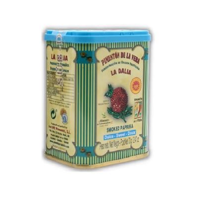 LalolaGourmet® - Spanish Smoked Paprika Powder - Sweet 70 g - With Dispensing Lid - Premium Gourmet Quality - Produced in La Vera D.P.O. (Caceres) - The Authentic Spanish Taste