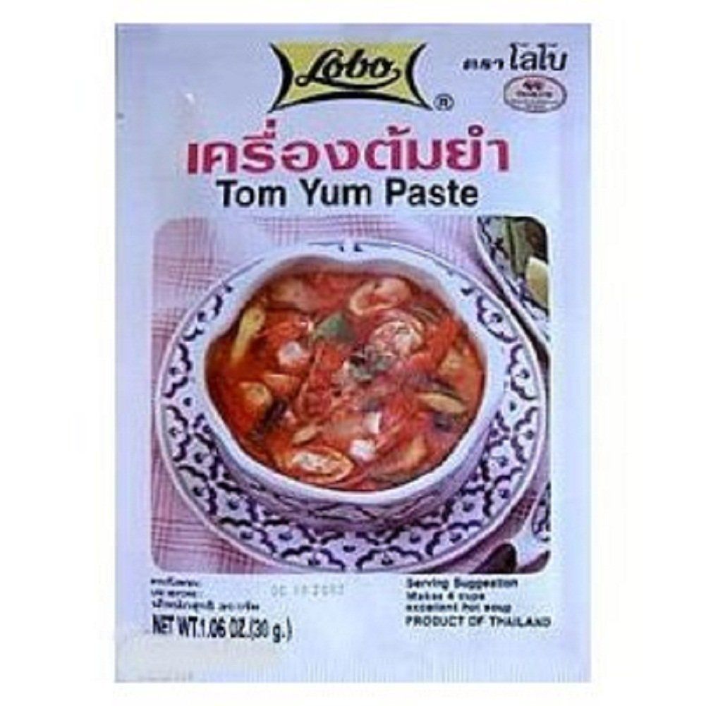 Lobo Brand Thai Tom Yum Soup Paste 30g (Pack of 5)