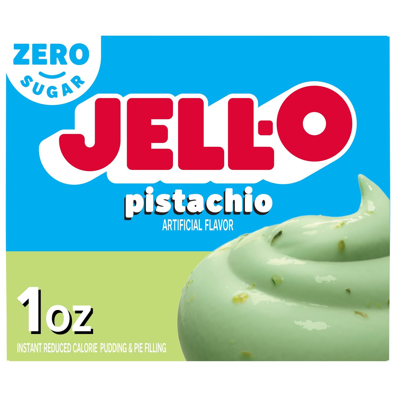 Jello Sugar Free Fat Free Pistachio instant pudding 28g 1oz
