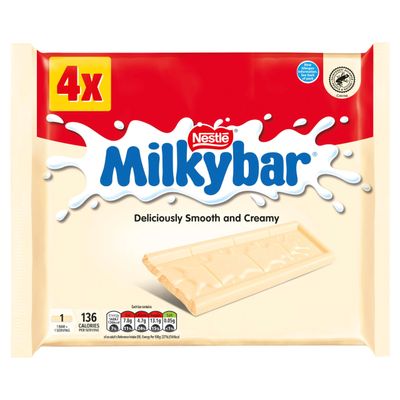Milkybar White Chocolate Bar 4pack