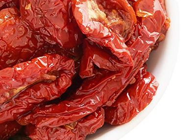MedFood Sun Dried Tomato Halves - Natural Sun Dried - Low Carb Snack - 500g