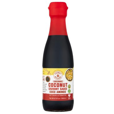 Coconut Merchant Coconut Savoury Sauce 200ml Soy Sauce Alternative Soy Free 100% Natural &amp; Gluten free