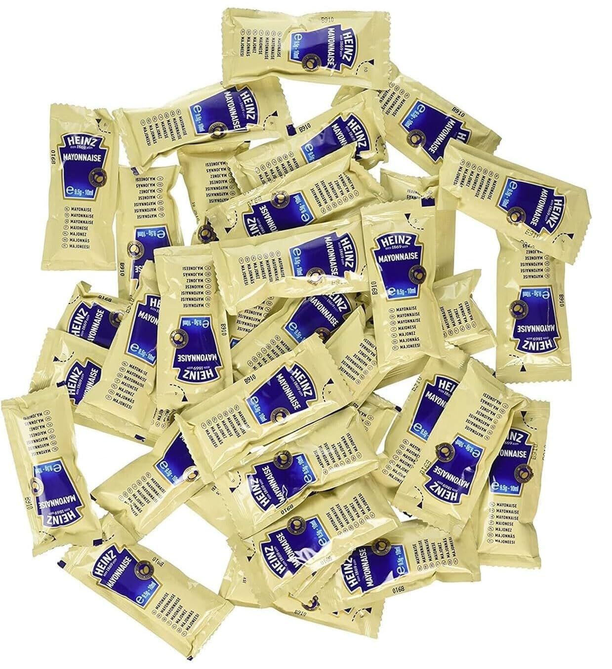 Heinz Mayonnaise - 25 Individual sachets of 10ml
