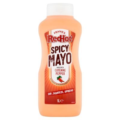 Frank s RedHot Spicy Mayonnaise, Made with Cayenne Pepper, 1L