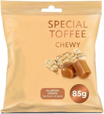 Thornton Special Toffee Chewy Original 85g Bag Traditional English Toffee Gift pack, Luxury Assorted Sweets Selection, Buttery Toffee &amp; Milk Chocolate Treats, Premium Gift for Birthdays &amp; Holidays