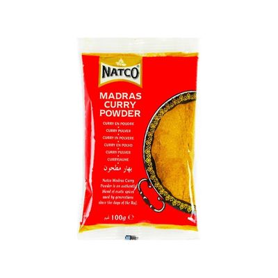 Natco Curry Powder Madras 100g Refill