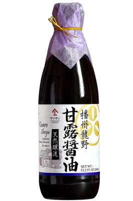 YAMASAN KYOTO UJI Soy Sauce -Double Brewed Vintage- 1000 Days Aged, Japanese Artisanal Handmade, Naturally Brewed, No Additives, Non-GMO, Made in Japan(360ml)