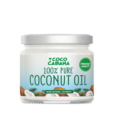 Coco Cabana 100% Pure Coconut Oil 300ml, Vegan Gluten &amp; Dairy Free, Natural Beauty Product, Skin &amp; Hair, Cooking