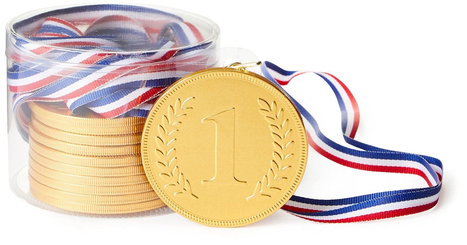 Steenland Chocolate Foiled Medals, Pack of 10