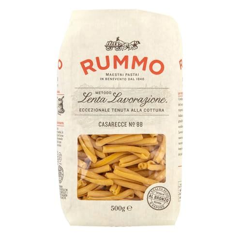 Rummo Casarecce No.88 - Artisan Italian Pasta, Ideal for Capturing Rich Sauces, 500g (Pack of 1)