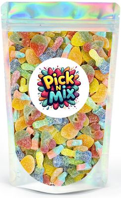 Large 800g Fizzy Pick and Mix Sweets Bag - Modern &amp; Retro Candy Mix - Resealable Bulk Sweets for Sharing, Parties &amp; Gifts