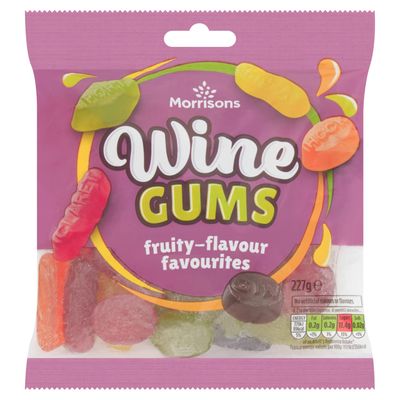 Morrisons Wine Gums, 227g
