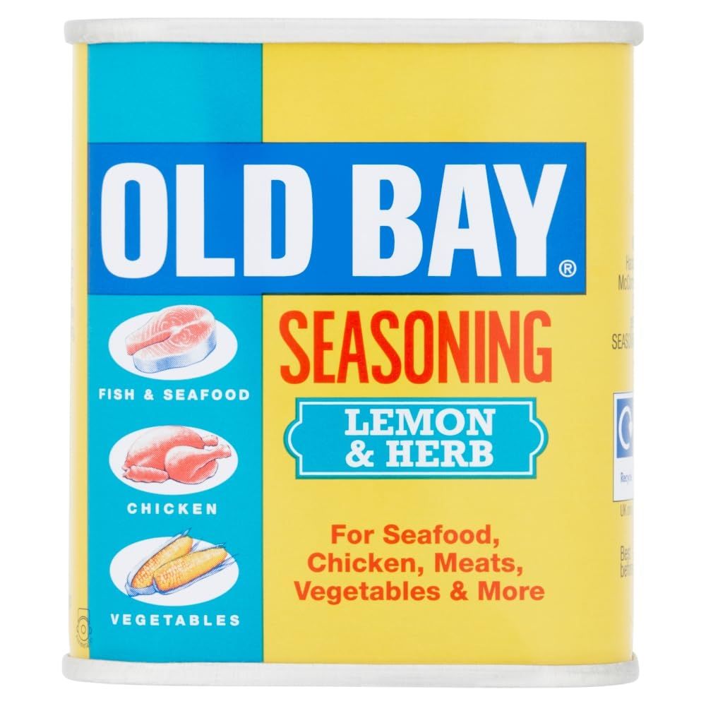 Old Bay Lemon &amp; Herb Seasoning 75 G Flavourful Taste Blend of 14 Herbs and Spices with Lemon Versatile Spice, All-purpose Seasoning Perfect for Vegetables, Chicken, Fish, Pasta and Pop Corn