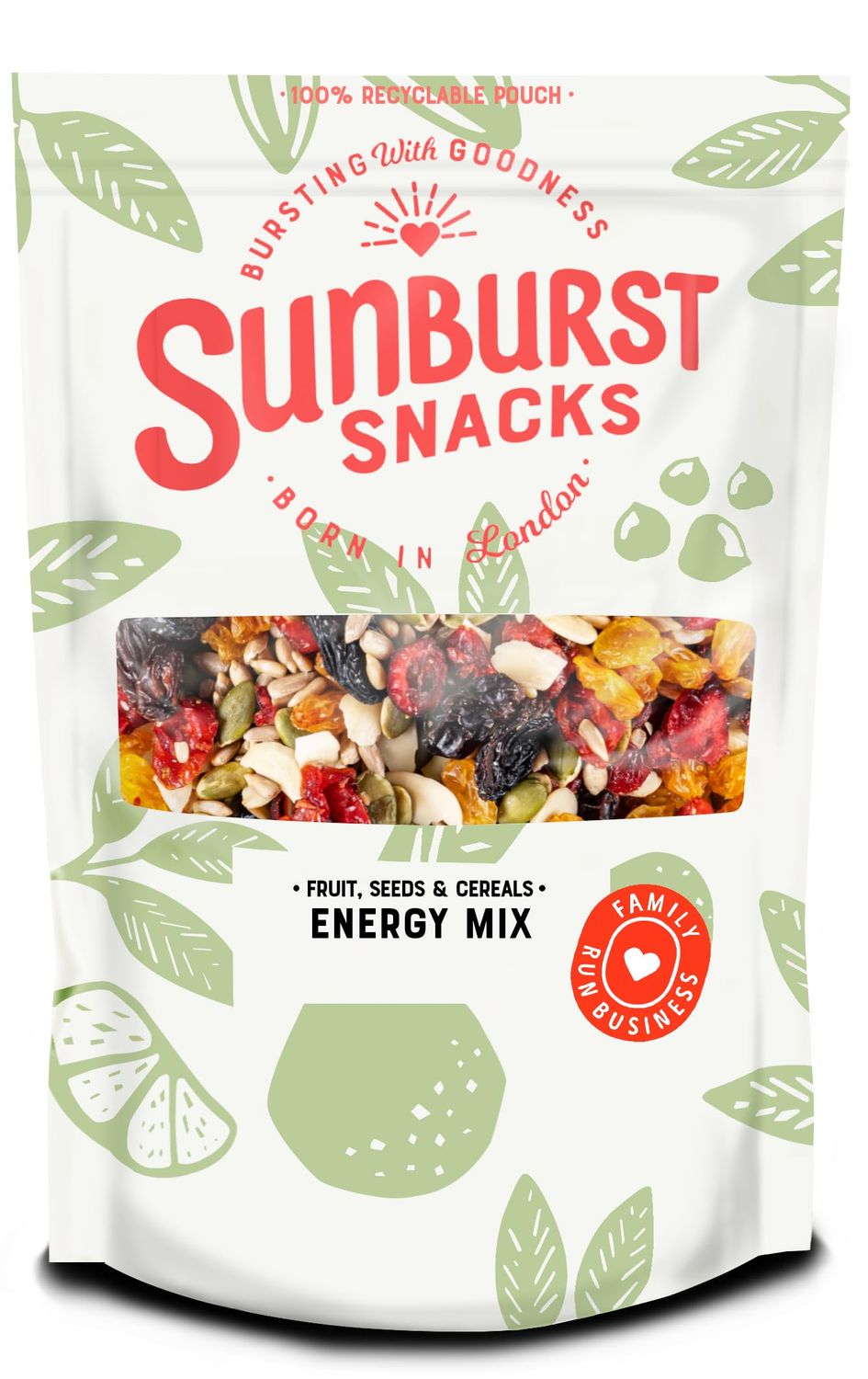 Sunburst Snacks Raw Energy Mix of Nuts, Seeds &amp; Dried Fruit 1kg