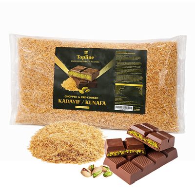 Roasted Kadayif Pastry for Dubai Chocolate - Chopped & Pre-Cooked 500g Kataifi Pastry Fillo Dough for Kunafa Bars, Kadayif Rolls or Dubai Chocolate Bar Pistachio Roasted Kadayif Pastry for Dubai Chocolate - Chopped & Pre-Cooked 500g Kataifi Pastry Fillo Dough for Kunafa Bars, Kadayif Rolls or Dubai Chocolate Bar Pistachio