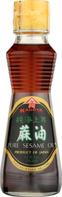 Kadoya Pure Sesame Oil 163ml Rich Toasted Aroma &amp; Bold Nutty Flavour Premium Japanese Oil for Stir-Fries, Dressings, Marinades &amp; Dipping Sauces