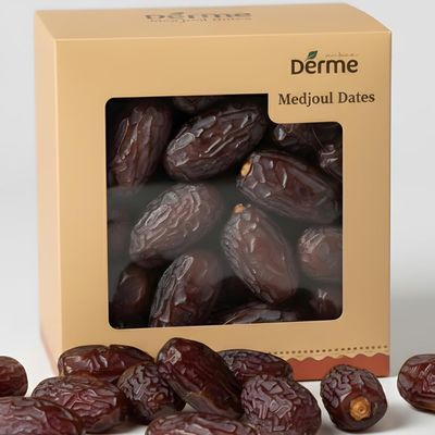 Fresh Medjool Dates with Pits, Large Soft &amp; Juicy Dates Medjool, Naturally Sweet Whole Dates, Egyptian No Added Sugar or Preservatives, Vegan Snack