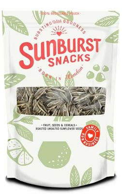 Sunburst Snacks Sunflower Seeds Roasted &amp; Unsalted, Gluten Free, Vegan &amp; High Protein Snack, Recyclable &amp; Resealable Pouch, 1KG