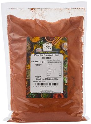 Old India Paprika Smoked Heat Treated 1kg