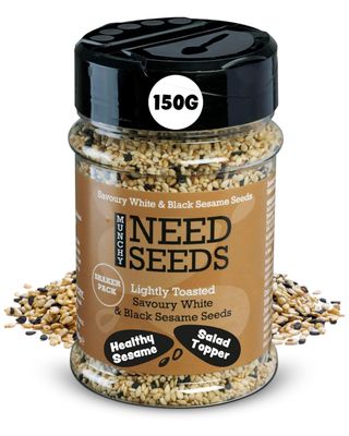 Munchy Seeds Lightly Toasted Savoury White &amp; Black Sesame Seeds 150g
