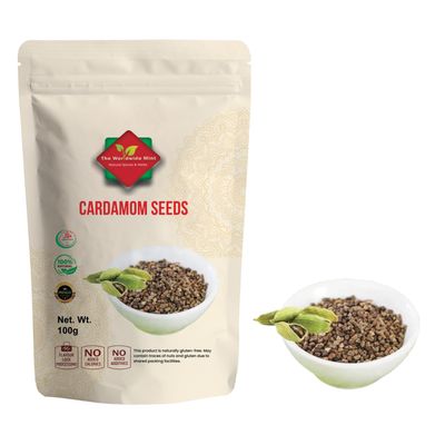 Cardamom Seeds (100g/3.52oz) Green Cardamom Seeds 100% Natural Premium Quality Authentic No Additives